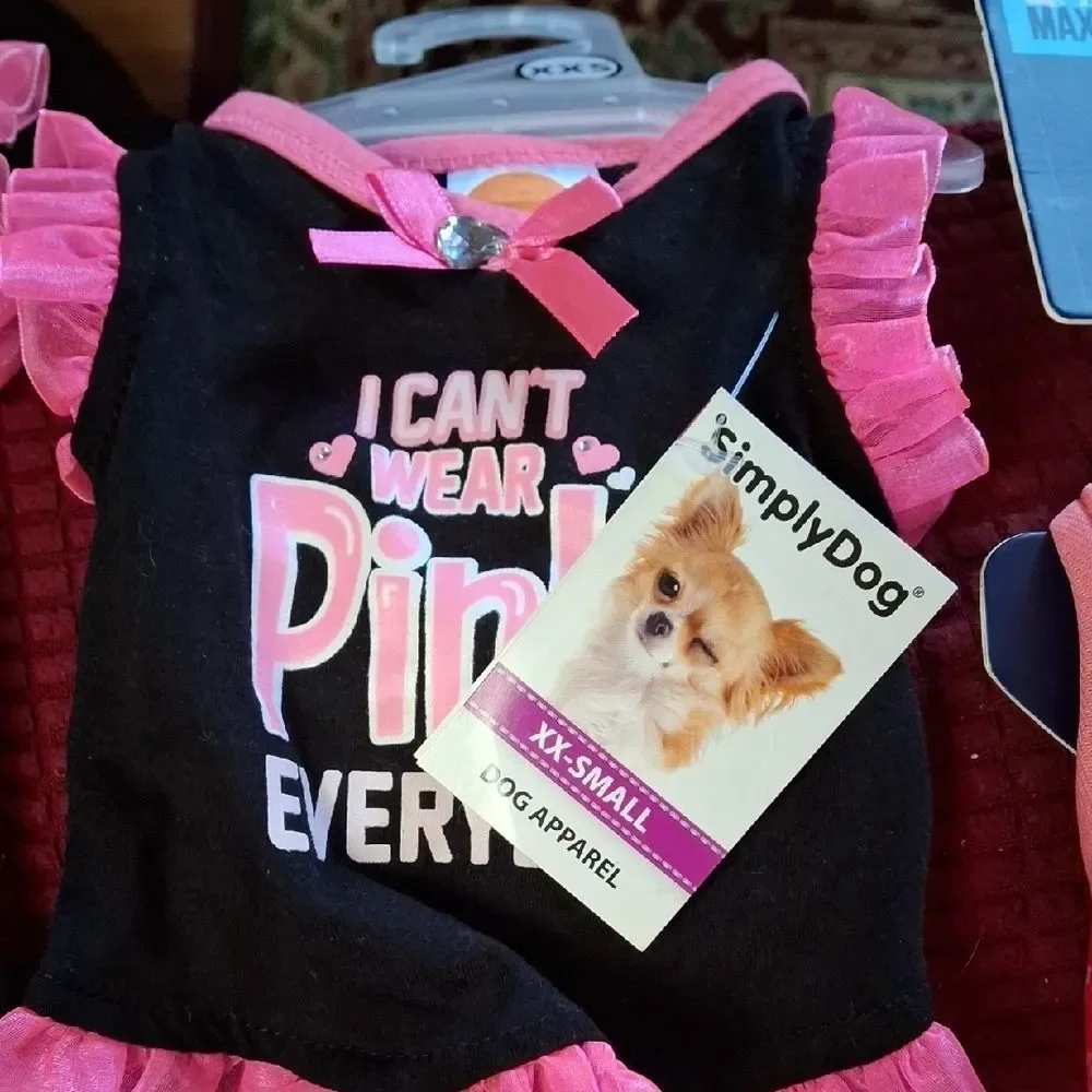 1 Pet Harness & 2 Dog Outfits, XXS And Med (DNB)